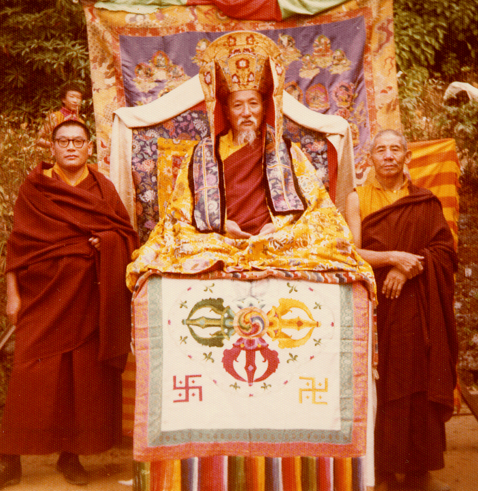 Kyabje Thuksey Rinpoche and Khenpos