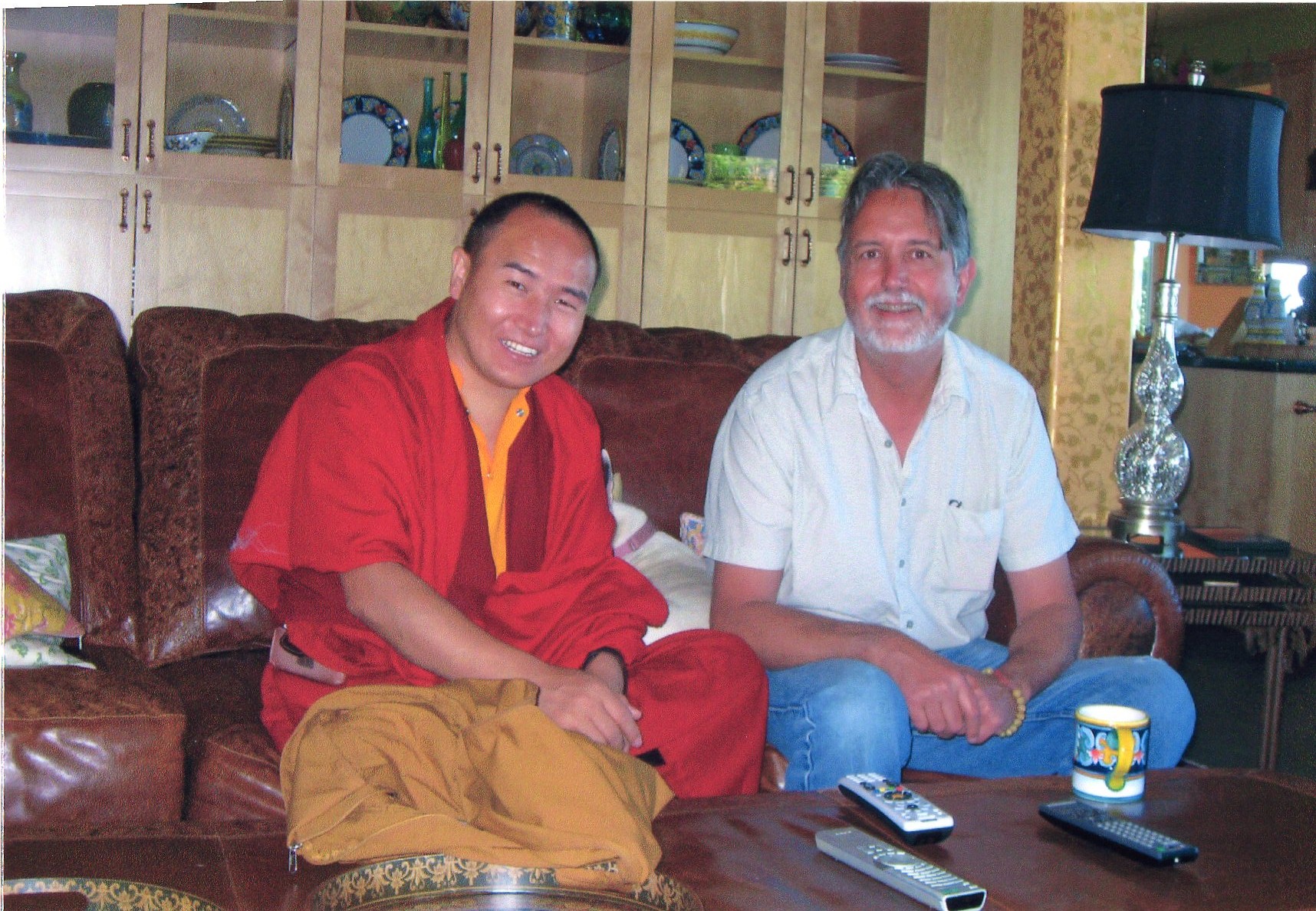 Tulku Damcho Rinpoche and Lama Thapkhay in Point Arena, 2008