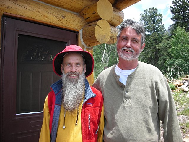 Yeshe Dorje and Lama Thapkhay in Crestone mountain retreat, 2007